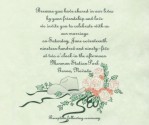wedding invitation